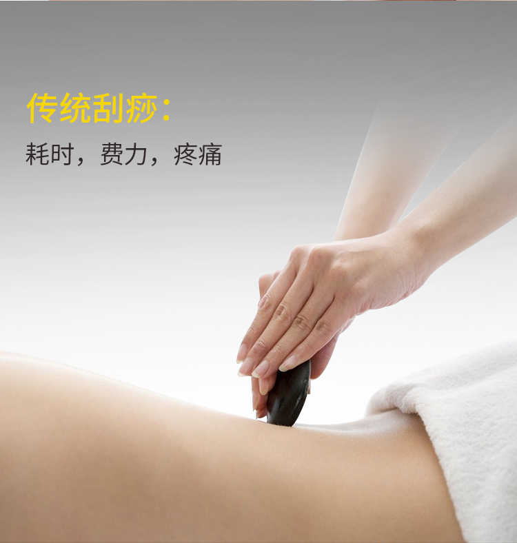 傳統(tǒng)刮痧的缺點：耗時、費力而且很痛